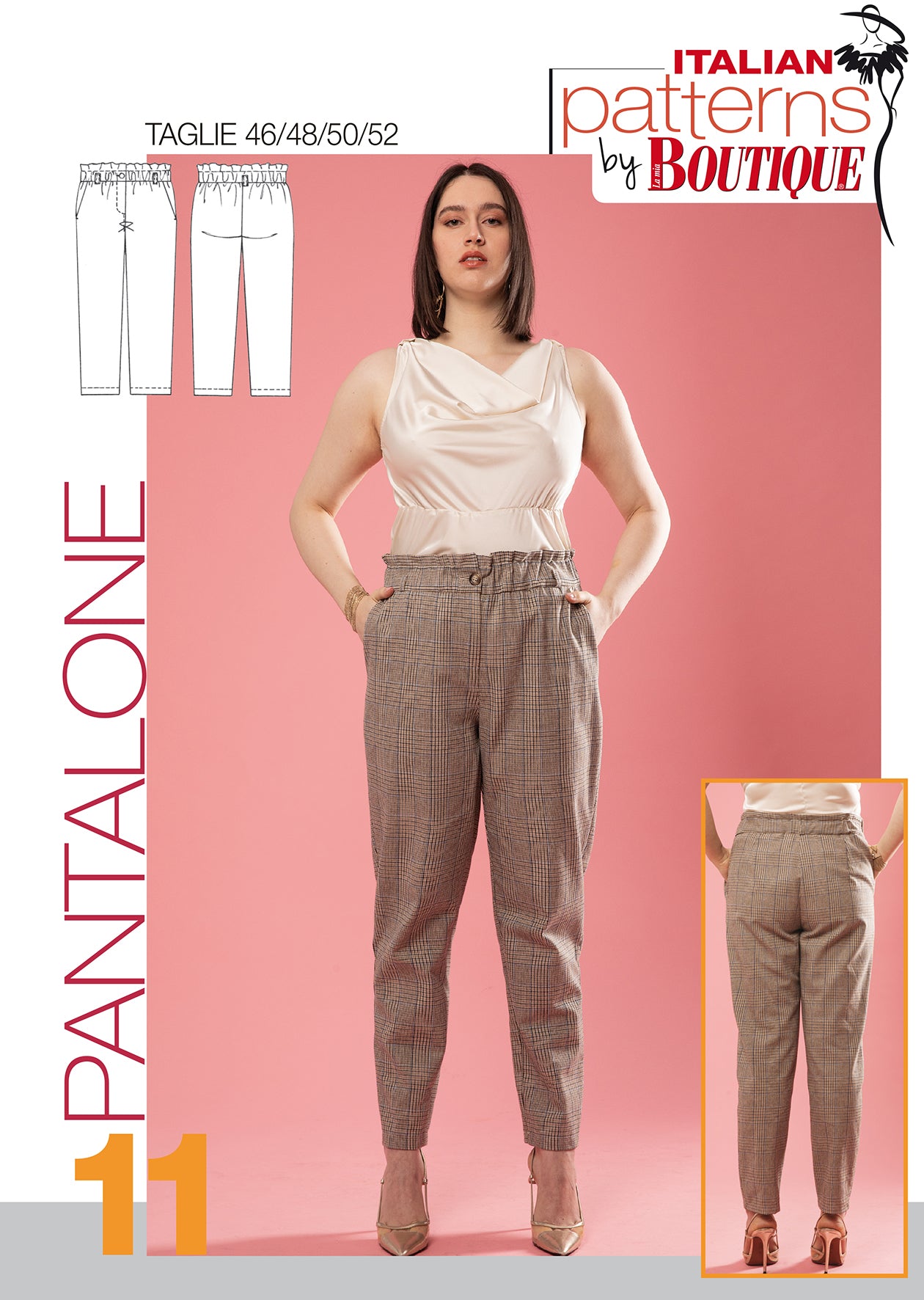 Shorts Cartamodello Pantaloni Vita Alta Cartamodello PANTALONE GIOIA