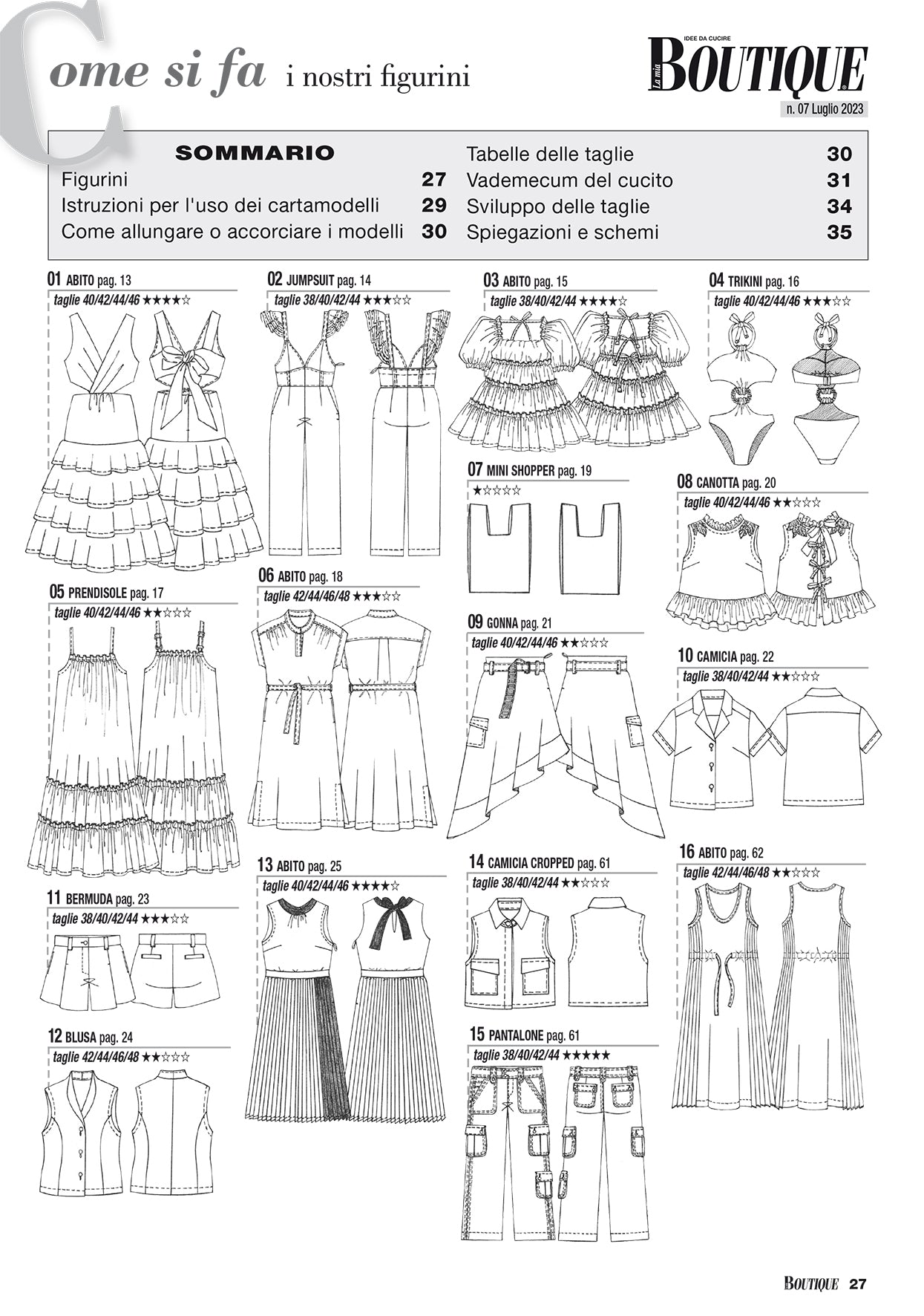 La mia Boutique - Luglio 2023