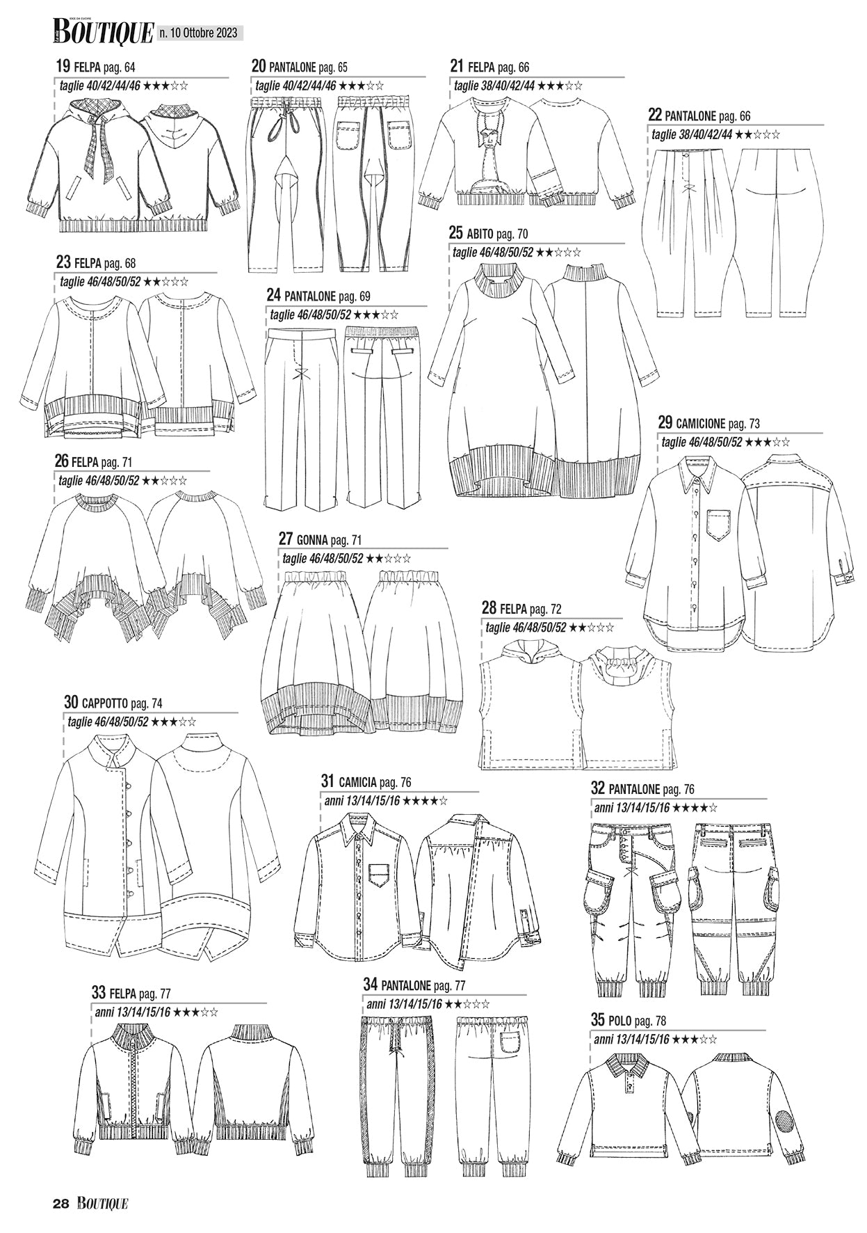 La mia Boutique - Ottobre 2023