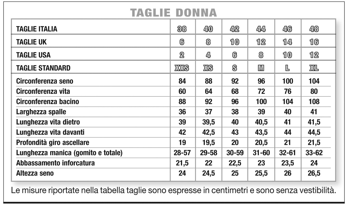 Cartamodello - GIACCA GIOVANNA