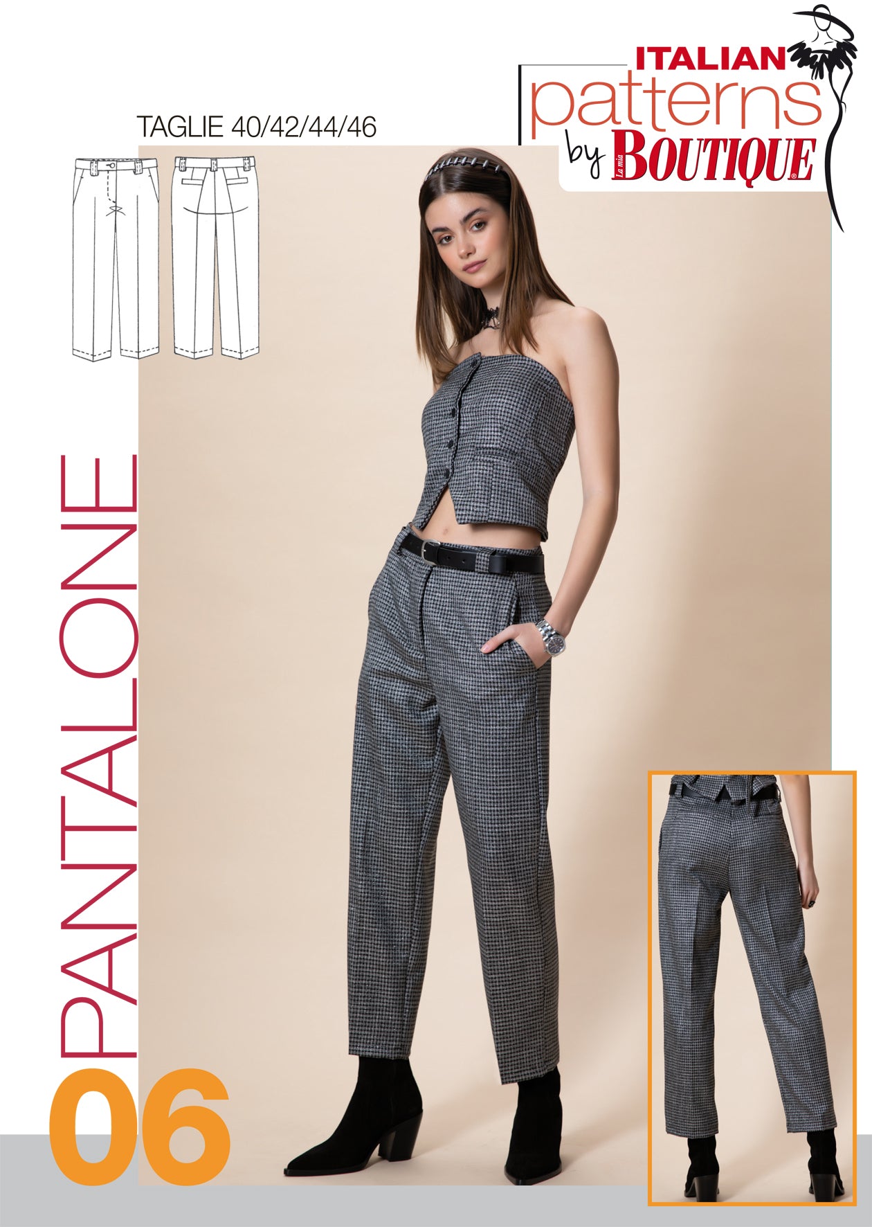 Cartamodello -  PANTALONE CLARA